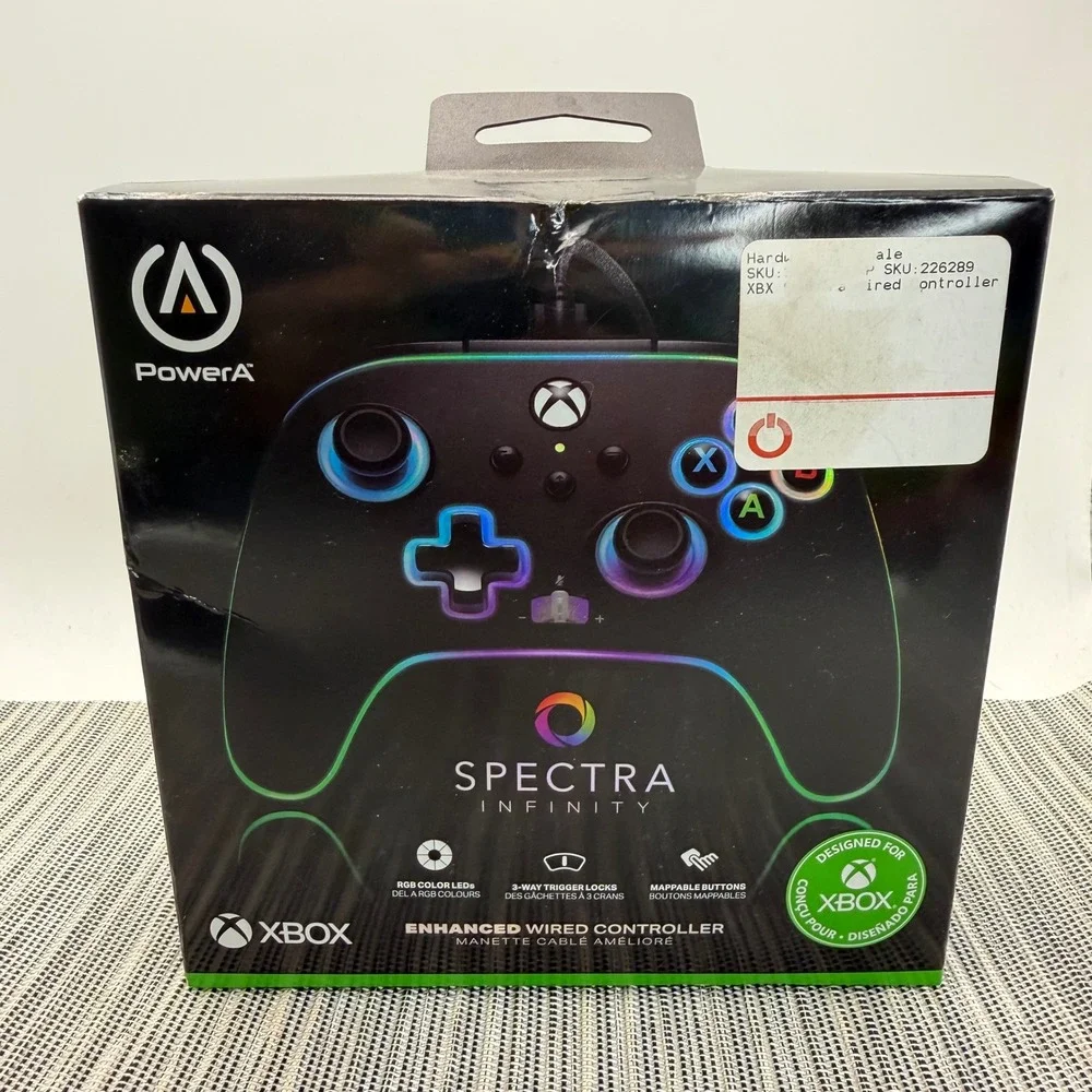 PowerA Spectra Infinity Enhanced Wired Controller Xbox Series X S One PC Black